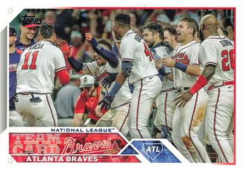 2023 Topps Atlanta Braves™ Team Card #168 Atlanta Braves