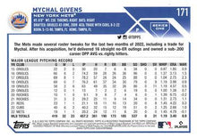 Load image into Gallery viewer, 2023 Topps Mychal Givens #171 New York Mets
