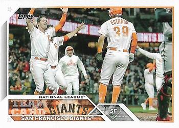 2023 Topps San Francisco GiantsÂ® Team Card #173 San Francisco Giants