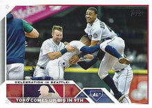 Load image into Gallery viewer, 2023 Topps Julio Rodríguez Combo Cards #174 Seattle Mariners
