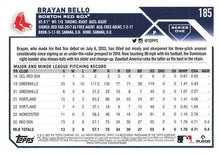 Load image into Gallery viewer, 2023 Topps Brayan Bello Rookie #185 Boston Red Sox
