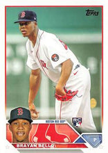 Load image into Gallery viewer, 2023 Topps Brayan Bello Rookie #185 Boston Red Sox
