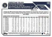 Load image into Gallery viewer, 2023 Topps Christian Yelich #192 Milwaukee Brewers
