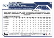 Load image into Gallery viewer, 2023 Topps Manuel Margot #204 Tampa Bay Rays
