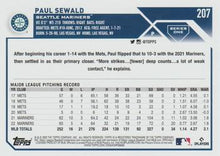 Load image into Gallery viewer, 2023 Topps Paul Sewald #207 Seattle Mariners
