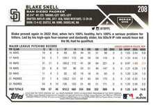 Load image into Gallery viewer, 2023 Topps Blake Snell #208 San Diego Padres
