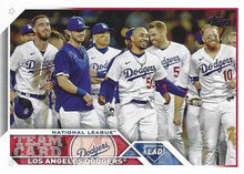Load image into Gallery viewer, 2023 Topps Los Angeles Dodgers® Team Card #219 Los Angeles Dodgers
