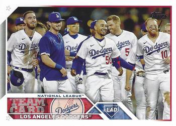 2023 Topps Los Angeles Dodgers® Team Card #219 Los Angeles Dodgers