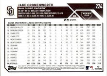 Load image into Gallery viewer, 2023 Topps Jake Cronenworth #224 San Diego Padres
