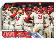 Load image into Gallery viewer, 2023 Topps St. Louis CardinalsÂ® Team Card #234 St. Louis Cardinals
