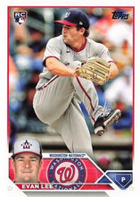 Load image into Gallery viewer, 2023 Topps Evan Lee Rookie #243 Washington Nationals
