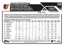 Load image into Gallery viewer, 2023 Topps Adley Rutschman Rookie #250 Baltimore Orioles
