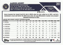 Load image into Gallery viewer, 2023 Topps Aaron Ashby #281 Milwaukee Brewers
