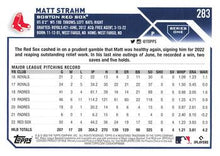Load image into Gallery viewer, 2023 Topps Matt Strahm #283 Boston Red Sox
