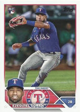 Load image into Gallery viewer, 2023 Topps Ezequiel Duran Rookie #286 Texas Rangers
