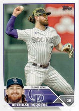 Load image into Gallery viewer, 2023 Topps Brendan Rodgers #287 Colorado Rockies
