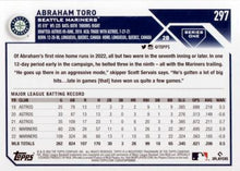 Load image into Gallery viewer, 2023 Topps Abraham Toro #297 Seattle Mariners
