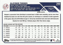 Load image into Gallery viewer, 2023 Topps Gleyber Torres #299 New York Yankees

