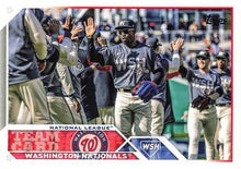 Load image into Gallery viewer, 2023 Topps Washington NationalsÂ® Team Card #316 Washington Nationals
