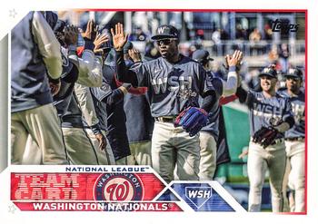 2023 Topps Washington NationalsÂ® Team Card #316 Washington Nationals