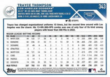 Load image into Gallery viewer, 2023 Topps Trayce Thompson #343 Los Angeles Dodgers

