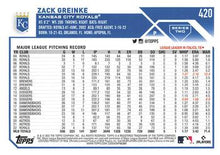 Load image into Gallery viewer, 2023 Topps Zack Greinke #420 Kansas City Royals
