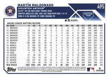 Load image into Gallery viewer, 2023 Topps Martín Maldonado #495 Houston Astros

