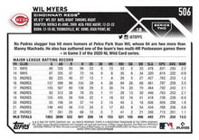 Load image into Gallery viewer, 2023 Topps Wil Myers #506 Cincinnati Reds
