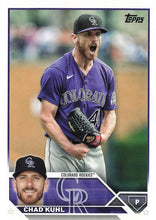 将图片加载到图库查看器，2023 Topps Baseball Cards #498-547 Choose Yours
