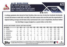 Load image into Gallery viewer, 2023 Topps Alec Burleson RC #622 St. Louis Cardinals
