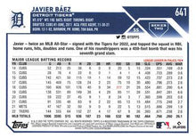 Load image into Gallery viewer, 2023 Topps Javier Báez #641 Detroit Tigers
