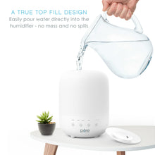 تحميل الصورة إلى عارض المعرض، Pure Enrichment Hume Sense Top Fill Humidifier - Set of 2 (Open Box)
