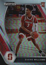 Load image into Gallery viewer, 2021 Panini Prizm Ziaire Williams Rookie Silver Prizm #15 Stanford Cardinal
