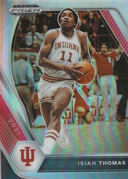 2021 Panini Prizm Isiah Thomas Silver Prizms #36 Indiana Hoosiers