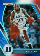 Load image into Gallery viewer, 2021 Panini Prizm Grant Hill Red, White and Blue Prizms #90 Duke Blue Devils
