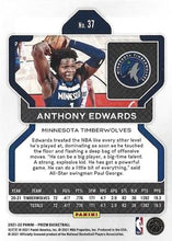 Load image into Gallery viewer, 2021-22 Panini Prizm #37 Anthony Edwards RED Wave Timberwolves
