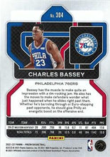 Load image into Gallery viewer, 2021 Panini Prizm Charles Bassey Rookie Silver Prizms #45 Western Kentucky Hilltoppers
