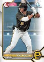 Load image into Gallery viewer, 2022 Bowman Prospects Baseball Cards #BP3-BP135 Choose Yours
