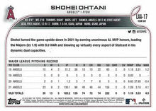 Load image into Gallery viewer, 2022 Topps Shohei Ohtani #LAA-17 Los Angeles Angels
