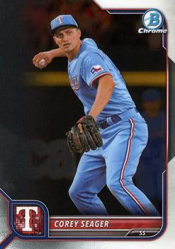 2022 Bowman Chrome Corey Seager #3 Texas Rangers