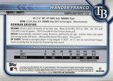 Load image into Gallery viewer, 2022 Bowman Chrome Wander Franco (RC) #10 Tampa Bay Rays
