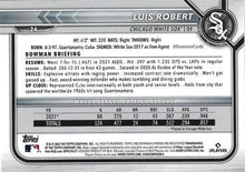 Load image into Gallery viewer, 2022 Bowman Chrome Luis Robert #24 Chicago White Sox
