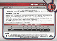 Load image into Gallery viewer, 2022 Bowman Chrome Steven Kwan RC #39 Cleveland Guardians
