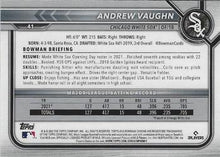 Load image into Gallery viewer, 2022 Bowman Chrome Andrew Vaughn #41 Chicago White Sox
