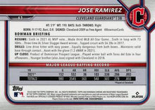 Load image into Gallery viewer, 2022 Bowman Chrome Jose Ramirez #63 Cleveland Guardians
