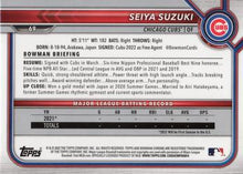 Load image into Gallery viewer, 2022 Bowman Chrome Seiya Suzuki RC #69 Chicago Cubs
