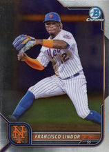 Load image into Gallery viewer, 2022 Bowman Chrome Francisco Lindor #73 New York Mets
