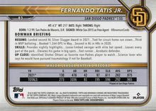 Load image into Gallery viewer, 2022 Bowman Chrome Fernando Tatis Jr. #83 San Diego Padres
