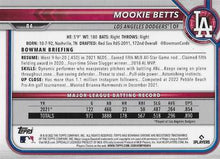 Load image into Gallery viewer, 2022 Bowman Chrome Mookie Betts #84 Los Angeles Dodgers
