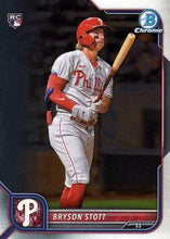 Load image into Gallery viewer, 2022 Bowman Chrome Bryson Stott RC #93 Philadelphia Phillies
